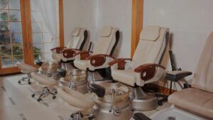 Nail chairs by Wildside Nails